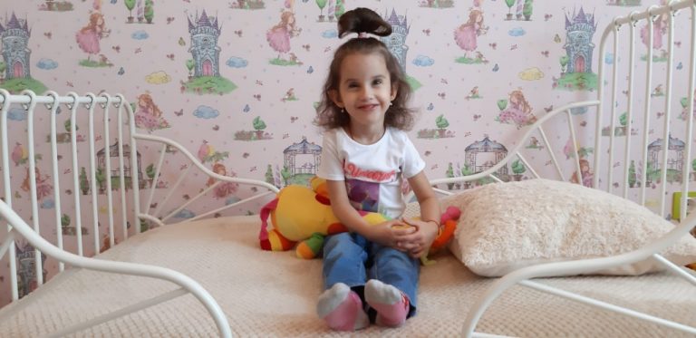 Charity project: Milana Zvyagintseva, a four and a half year old