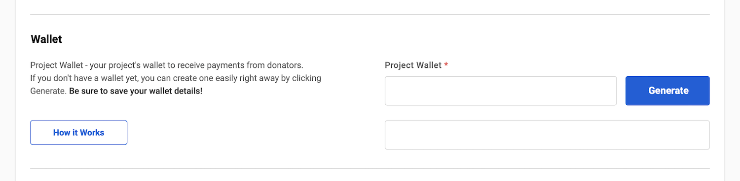 Project Wallet: How it works?